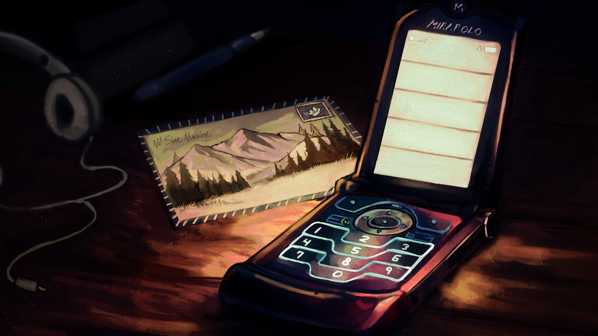 WAN2TALK? main menu artwork